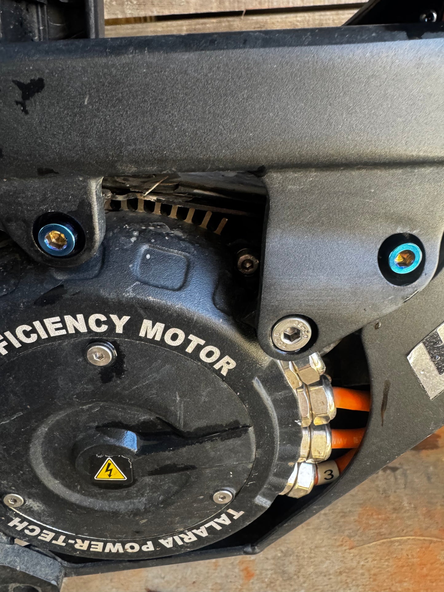 Titanium Battery tray mounting bolts