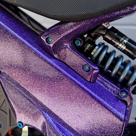 Titanium subframe bolts for Talaria and Sur-Ron