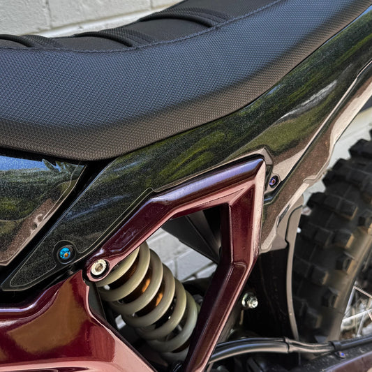 Titanium plastics bolts for Sur-Ron Ultra Bee