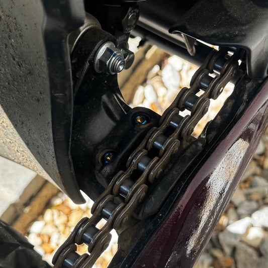 Ultrabee titanium rubber chain block bolts