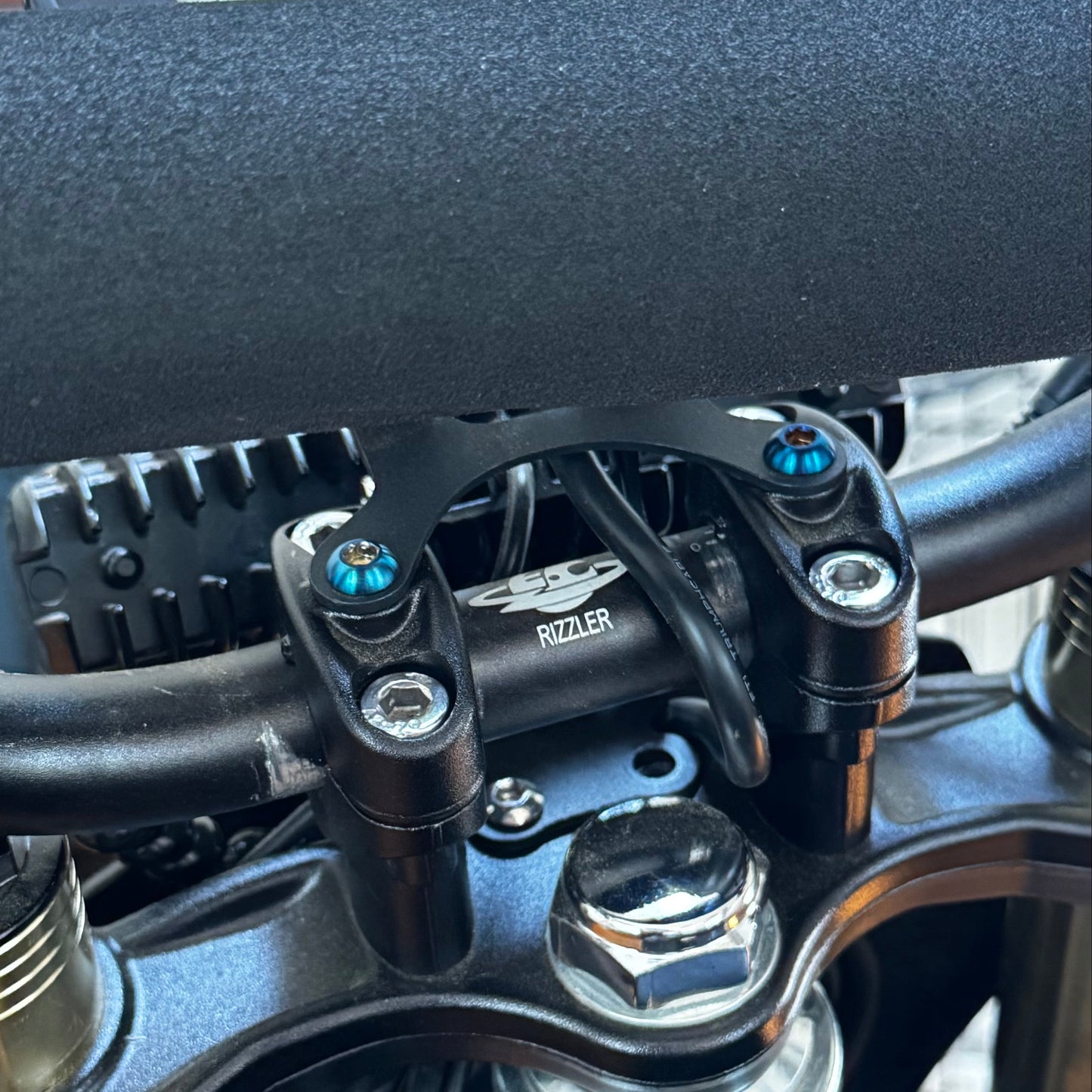 Titanium rizzler display mount bolts