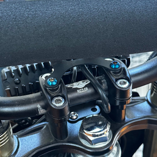 Titanium Rizzler display mount bolts