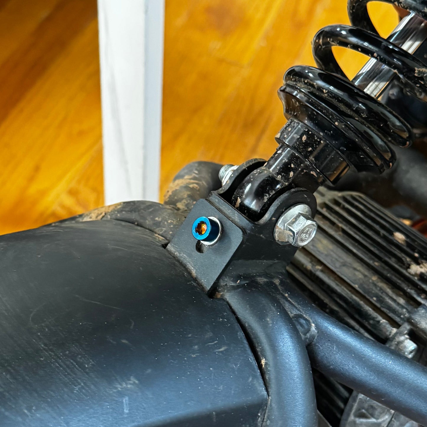 Titanium rizzler mud guard mount bolts