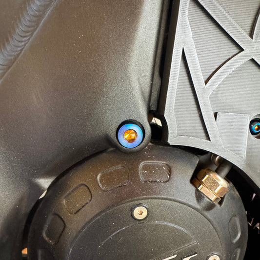 Titanium Talaria motor mount bolts (right side)