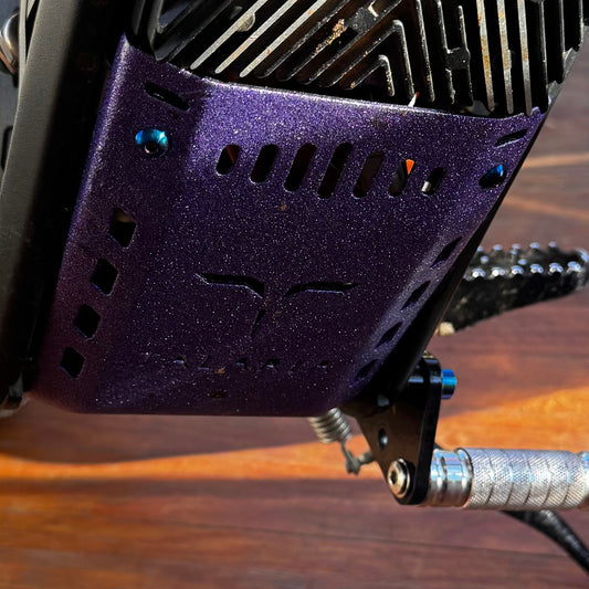 Titanium bash guard bolts