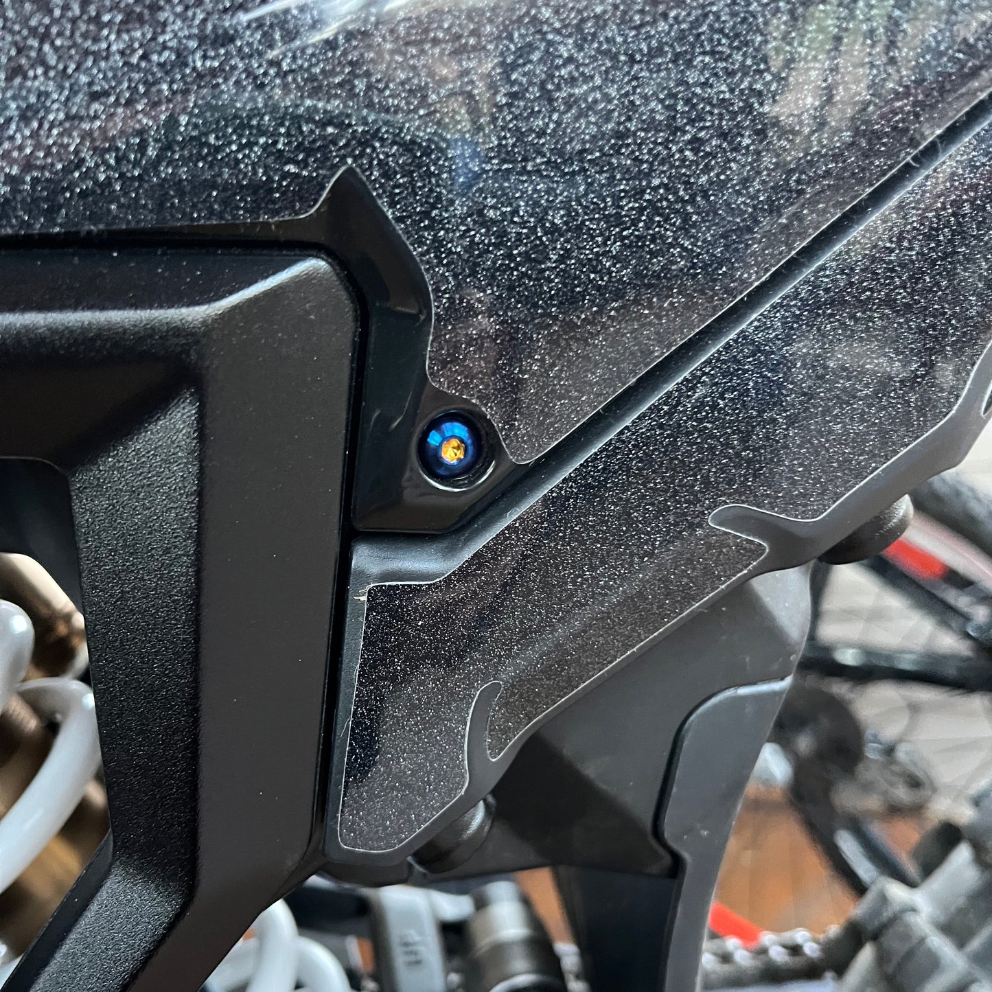 Titanium Ultrabee plastics bolts