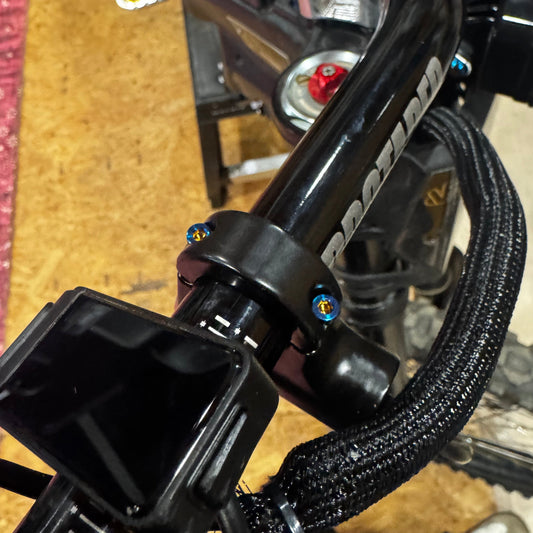 Titanium light switch bolts